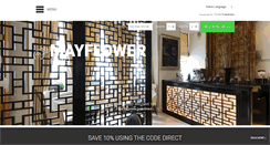 Desktop Screenshot of mayflowerhotel.co.uk